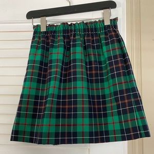 J Crew Plaid Sidewalk Skirt